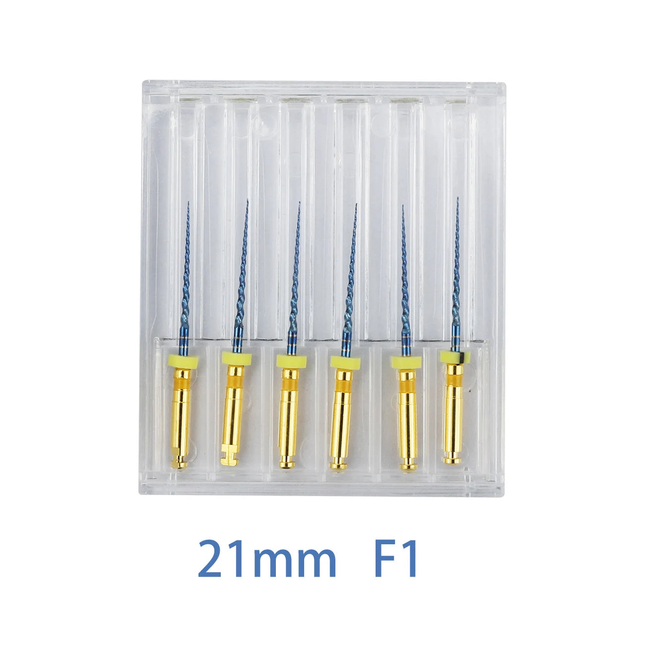 UKDENT 6pcs/Box Dental Heat Activated Canal Root Files SX-F3 21mm 25mm Dentist Tools Can Bend for Preparing Root Canal Treatment