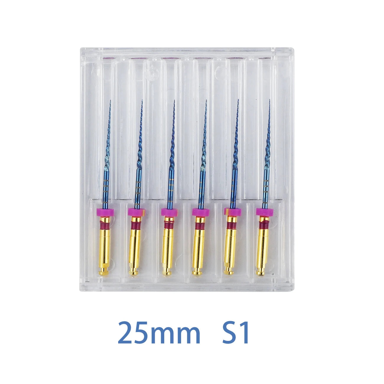 UKDENT 5PACKs Dental Heat Activated Canal Root Files SX-F3 21mm 25mm Dentist Tools Can Bend for Preparing Root Canal Treatment