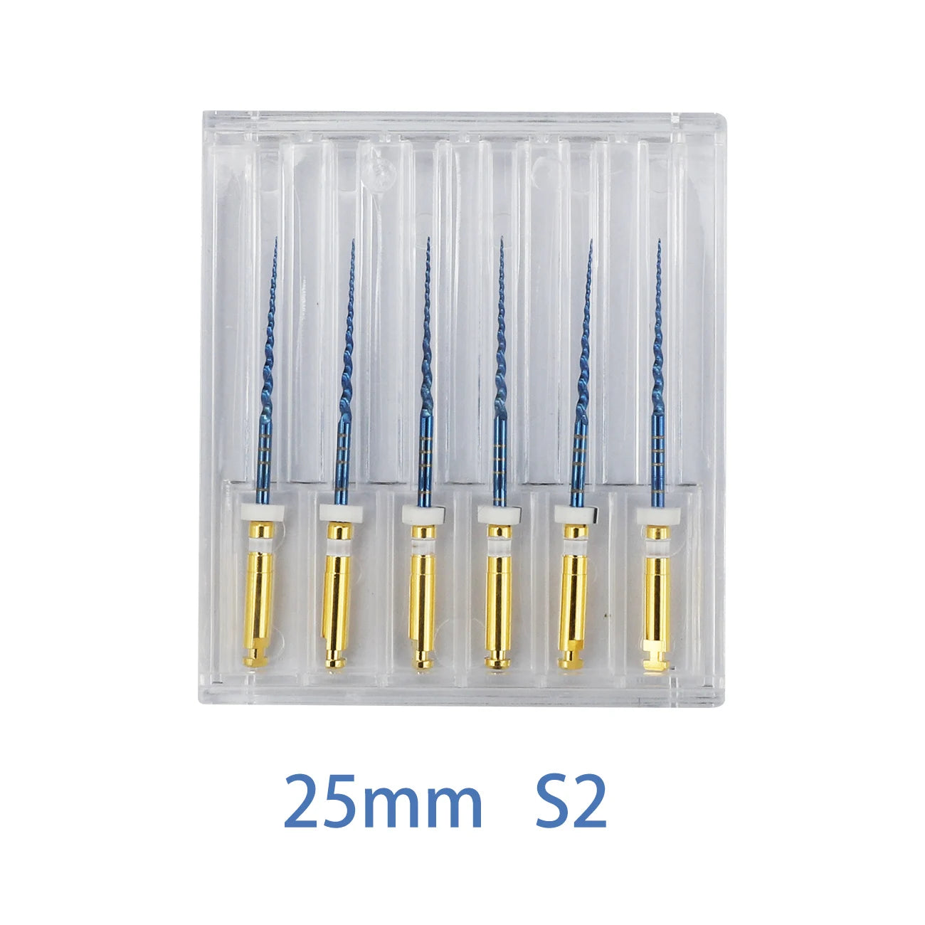 UKDENT 5PACKs Dental Heat Activated Canal Root Files SX-F3 21mm 25mm Dentist Tools Can Bend for Preparing Root Canal Treatment