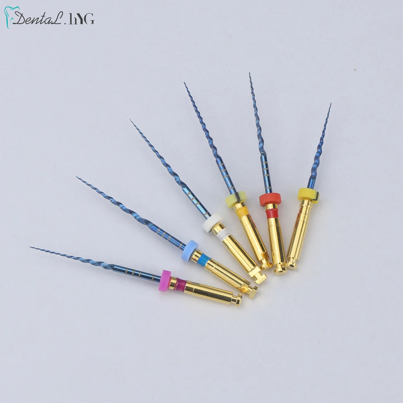 UKDENT 6pcs/Box Dental Heat Activated Canal Root Files SX-F3 21mm 25mm Dentist Tools Can Bend for Preparing Root Canal Treatment